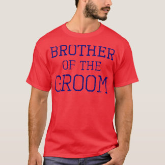 T-shirt Frère De La GroomGroupe De Coordination De Mariage