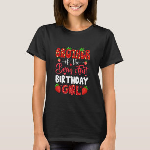 T-shirt Frère de la première fête d'anniversaire de la fil