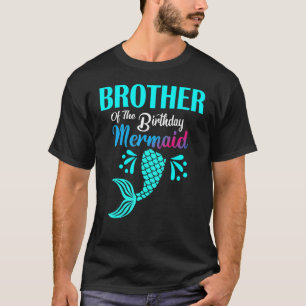 T-shirt Frère De La Sirène D'Anniversaire Correspondant Bd