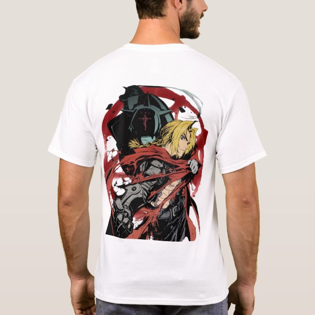 T-shirt frère de l'alchimiste d'acier (Dos)