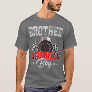 T-shirt Frère De L'Anniversaire Boy Race Racing Driver