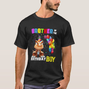 T-shirt Frère de l'anniversaire garçon Dinosaur Anniversai