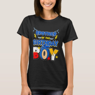 T-shirt Frère De L'Anniversaire Garçon Famille Corresponda