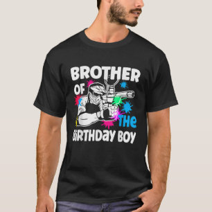 T-shirt Frère de l'anniversaire garçon Paintball Sport Fam