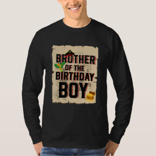 T-shirt Frère De L'Anniversaire Garçon Pirate Thème 5ème A