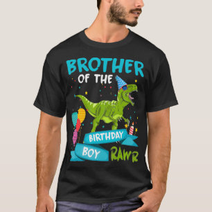 T-shirt Frère de l'anniversaire garçon T-Rex Dinosaur ca
