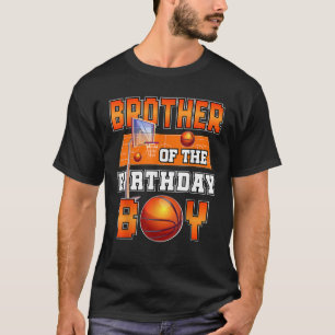 T-shirt Frère de l'Anniversaire Joueur de Basketball Joueu