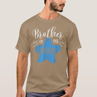 T-shirt Frère de l'Époux Star Mariage ou Bachelor partie
