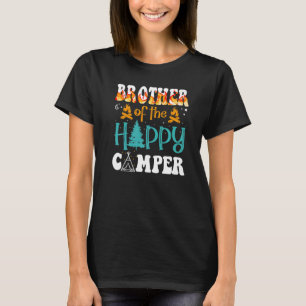 T-shirt Frère De L'Happy Camp Famille Camping Voyage Vac