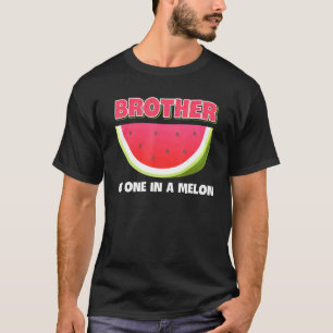 T-shirt Frère de l'un dans une pastèque familiale assortie