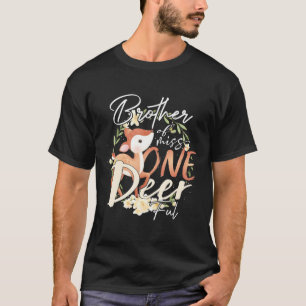 T-shirt Frère De Mlle Onederful Fille 1er Anniversaire Fêt