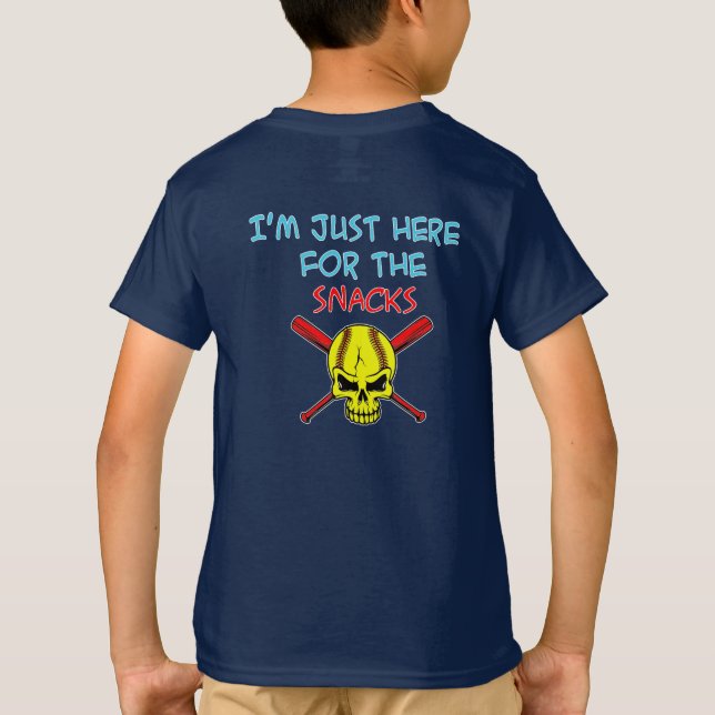 T-shirt Frère de softball (Dos)