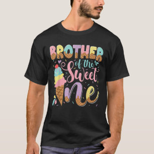 T-shirt Frère De Sweet One Ice Cream 1EBirthday Pa