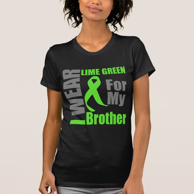 T-shirt Frère de vert de chaux d'usage du lymphome I (Devant)