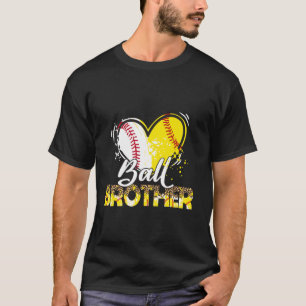 T-shirt Frère des deux baseball Softball Sport Matching F