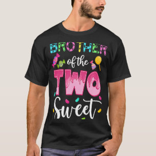 T-shirt Frère des deux Sweet Sweetie Girl 2e Anniversaire