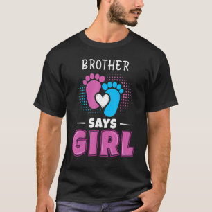 T-shirt Frère Dit Fille Bébé Genre Revefit Outfit Pregna