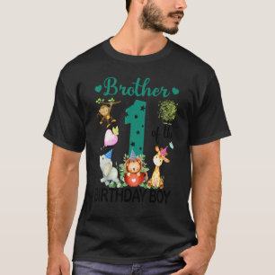 T-shirt Frère Du 1Er Anniversaire Garçon Graphique Anniver