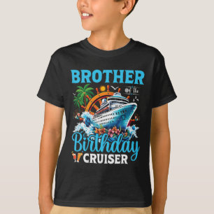 T-shirt Frère du bateau de croisière d'anniversaire Croisi