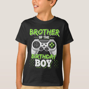 T-shirt Frère du garçon d'anniversaire correspondant jeu v