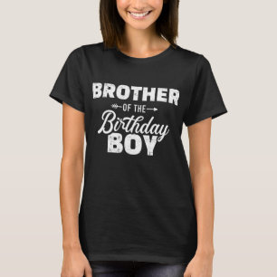 T-shirt Frère du garçon d'anniversaire fils jumelé famille