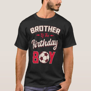 T-shirt Frère du Joueur de Football de l'anniversaire Anni