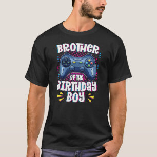 T-shirt Frère du Joueur de jumelage de garçon d'anniversai