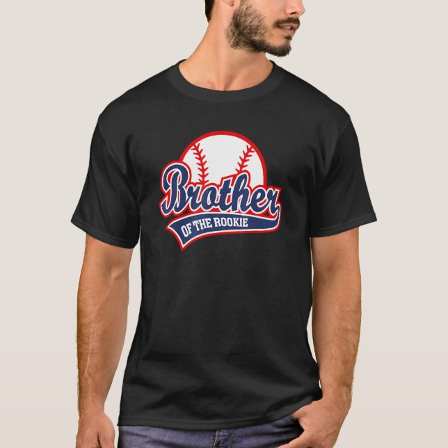 T-shirt Frère Du Rookie Baseball Vintage Graphic (Devant)