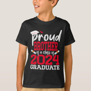 T-shirt Frère D'Un Cl De 2024 Diplômé Supérieur Diplômé
