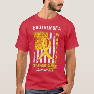 T-shirt Frère d'un guerrier Sensibilisation au cancer de l