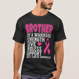 T-shirt Frère D'Un Guerrier Soutien À La Sensibilisation A
