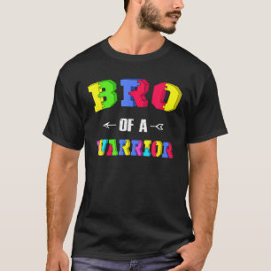 T-shirt Frère D'Une Famille De Guerriers Bro World Autism