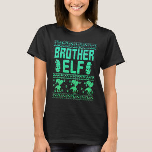 T-shirt frère Elf Noël Famille Laid Noël 2 Noël