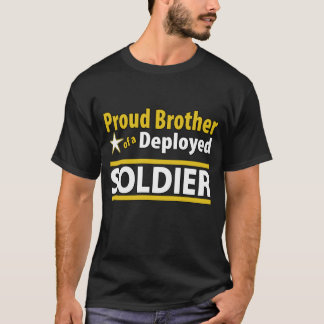 T-shirt Frère fier d'une chemise déployée de soldat