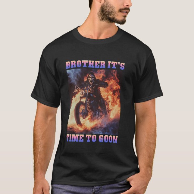 T-shirt Frère, il est temps de déconner - Drôle de déconna (Devant)