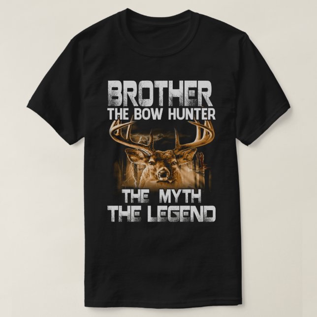T-shirt Frère Le Chasseur De Bow Le Mythe La Légende Chass (Design devant)