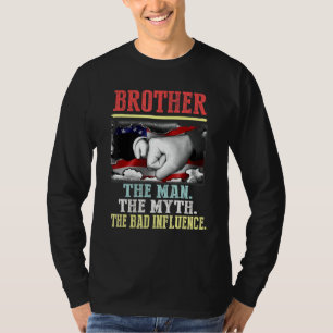 T-shirt Frère Le Mythe De L'Homme Mauvaise Influence Améri