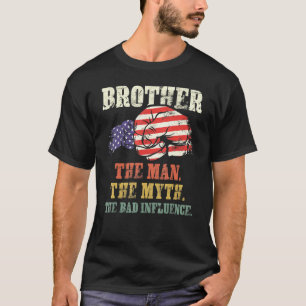 T-shirt Frère L'Homme Le Mythe La Mauvaise Influence De L'