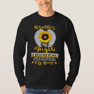 T-shirt Frère Mon Ange Il Regarde Mon Dos Manqué En M