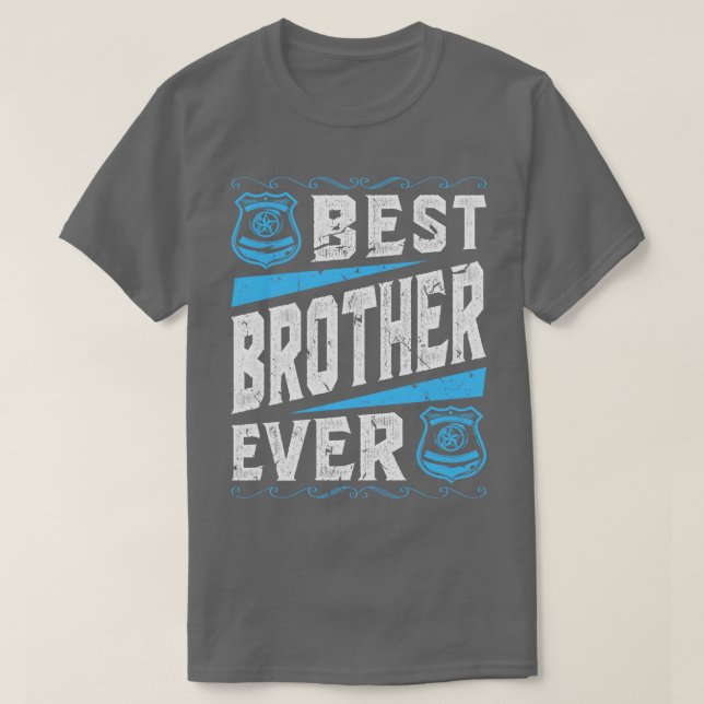 T-shirt Frère Policier Police (Design devant)