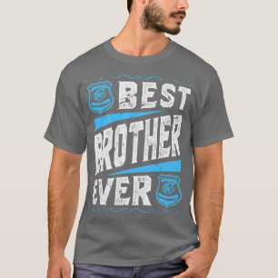 T-shirt Frère Policier Police