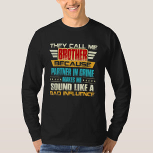 T-shirt Frère Pour Hommes On M'Appelle