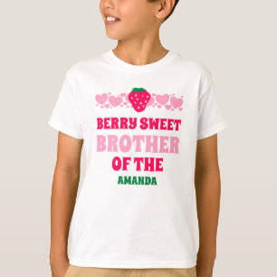 T-shirt Frère pour la première fête d'anniversaire aux fra