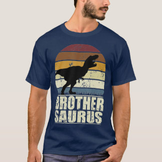 T-shirt Frère Saurus Rex Dinosaur Frère Dino Brother Sa