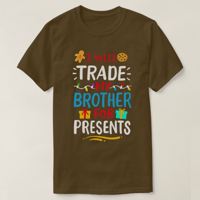 T-shirt Frère Sibling Christmans (Design devant)