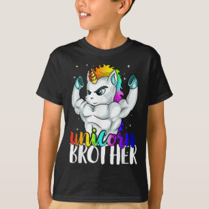 T-shirt Frère Unicorne Soeur à Big Bro Brothercorn Chri