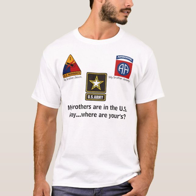 T-shirt Frères d'armée (Devant)