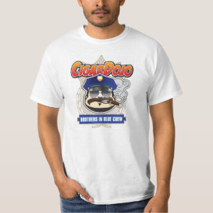 T-shirt Frères de Dojo de cigare dans l'équipage bleu