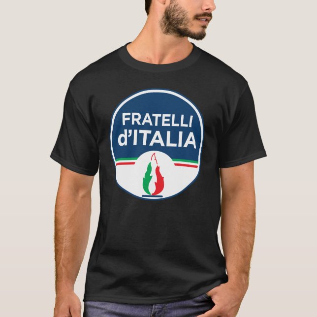 T-shirt Frères d'Italie Fratelli d'Italia FdI (Devant)