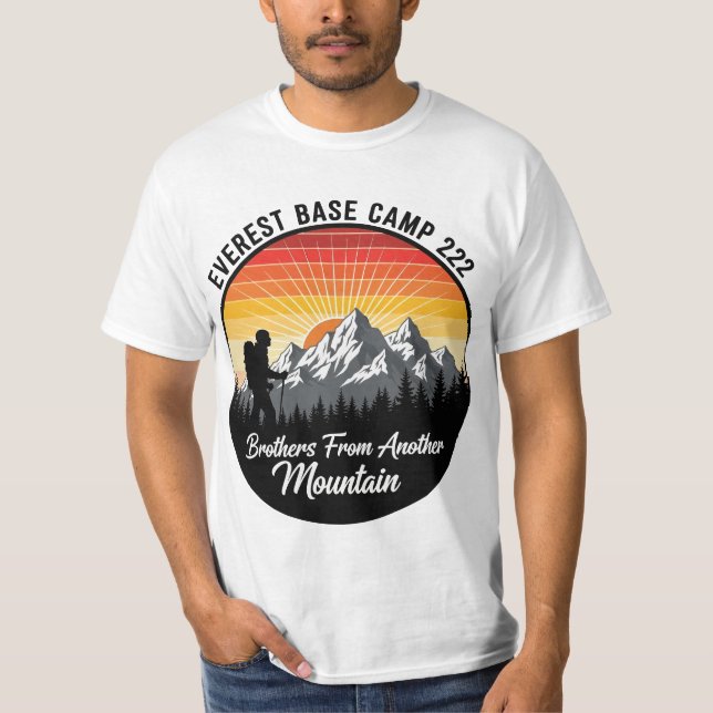 T-shirt Frères d'un autre Randonnée de l'Everest de la Mon (Devant)